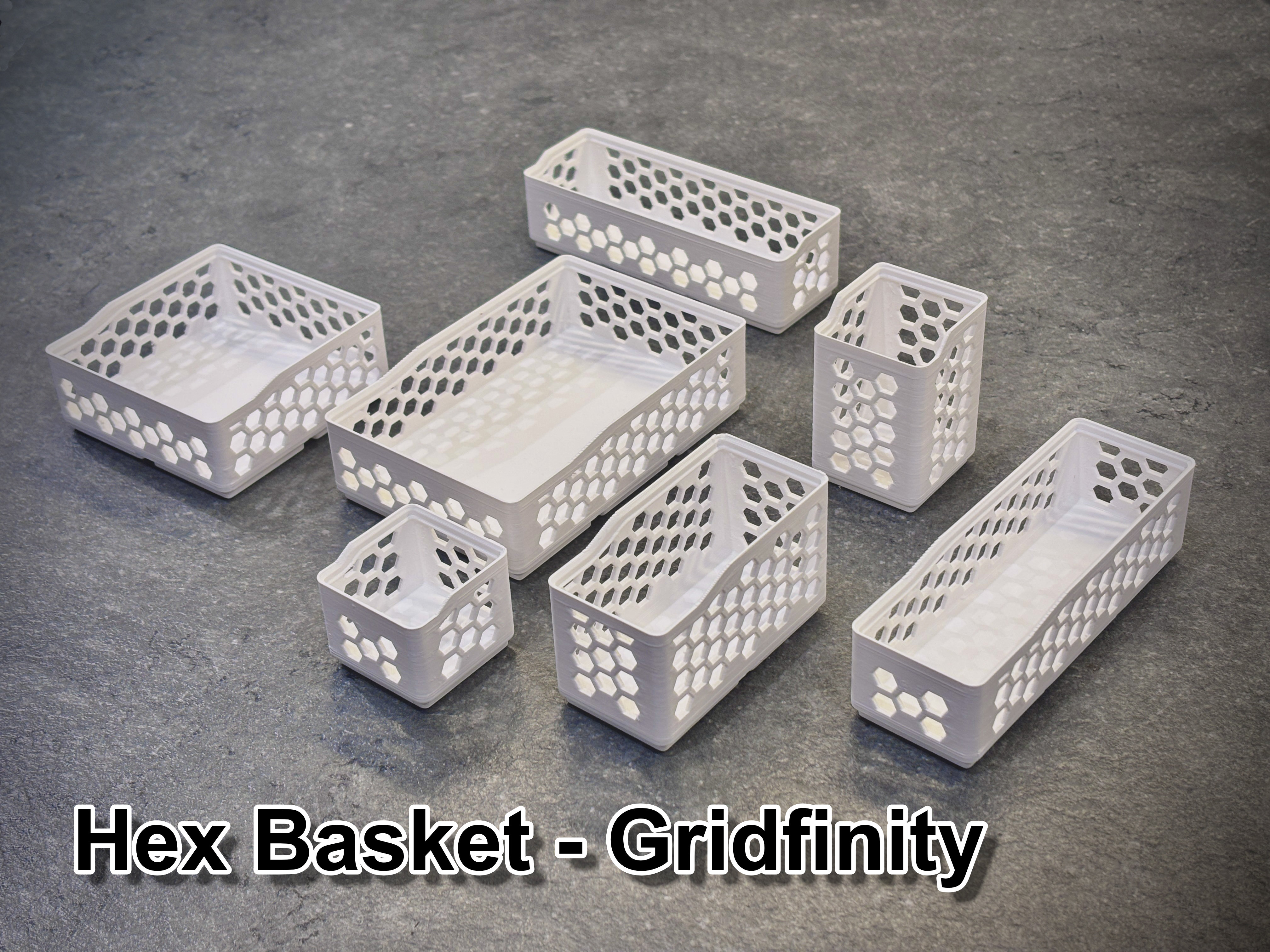Miniatura 1 do modelo 3D Hex Bin - Gridfinity edition