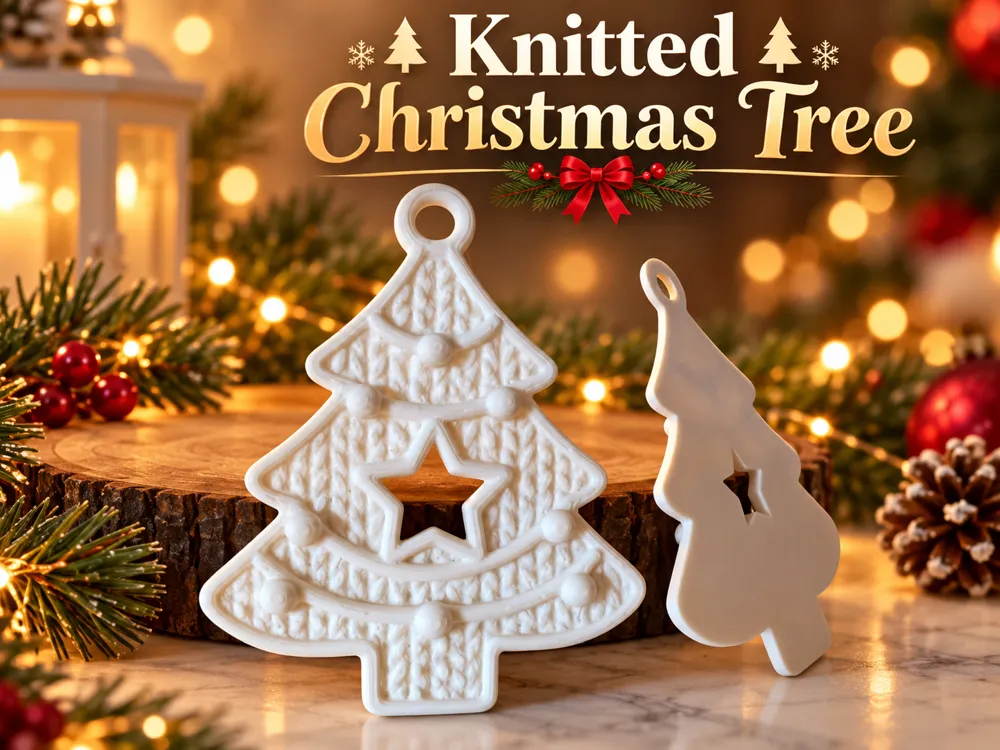 Knited Christmas Tree - Free 3D Print Model - MakerWorld