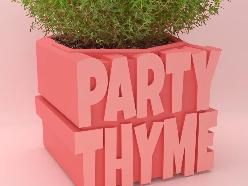 Plant puns - Party Thyme
