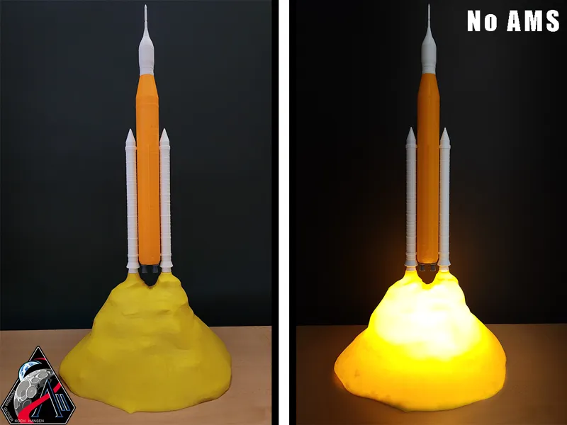 Artemis II Rocket Lamp (Kit 001)