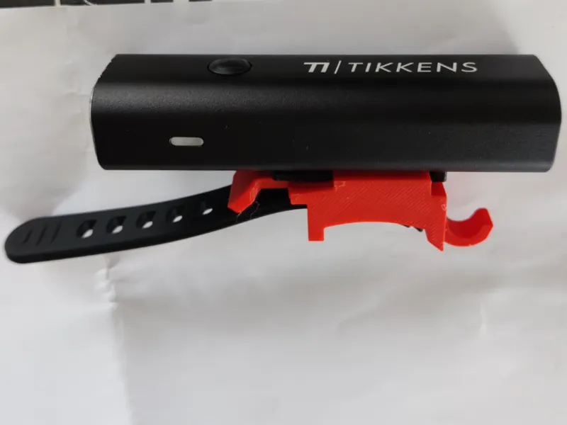 front bicyle holder for Tikkens brand light 