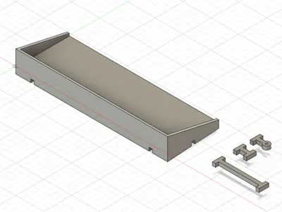 F1 Track Shelves For Formstube Tracks (@75% scale)