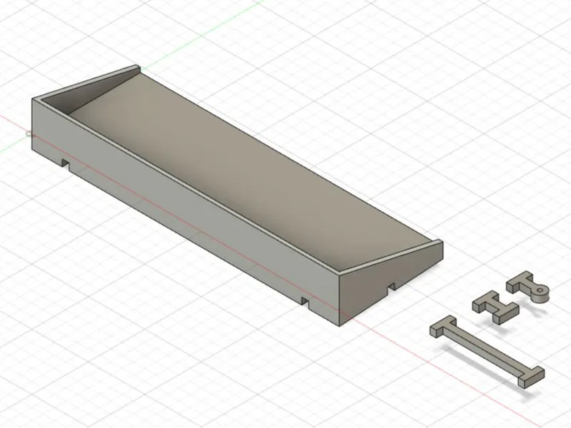 F1 Track Shelves For Formstube Tracks (@75% scale)