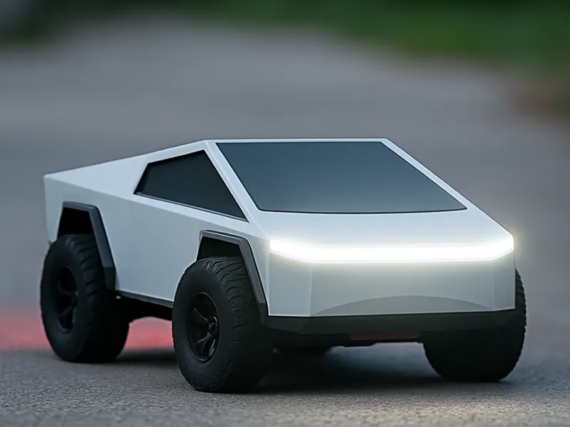 Not-A-Cybertruck: 1:10 RC Truck – AMS Edition