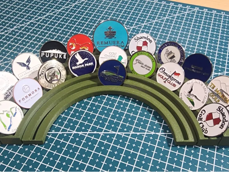 Golf Ball Marker Display Stand