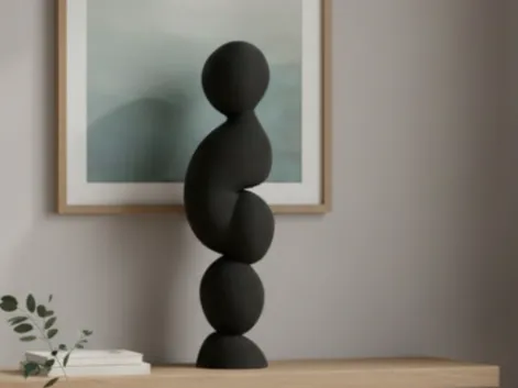 Curved stack