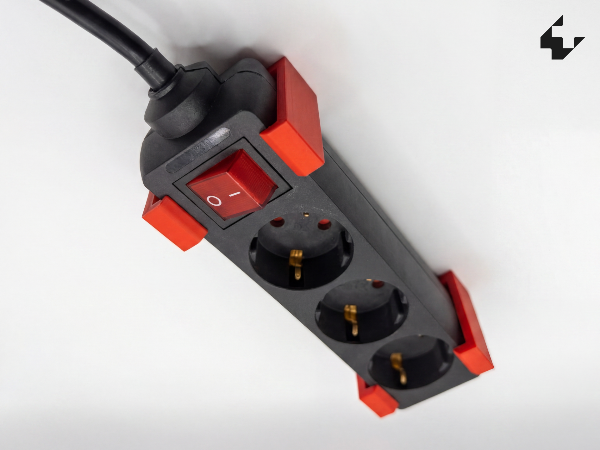 Parametric Power Strip Holder