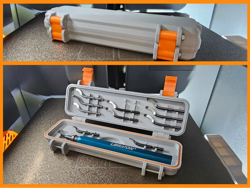 Rugged deburring tool case