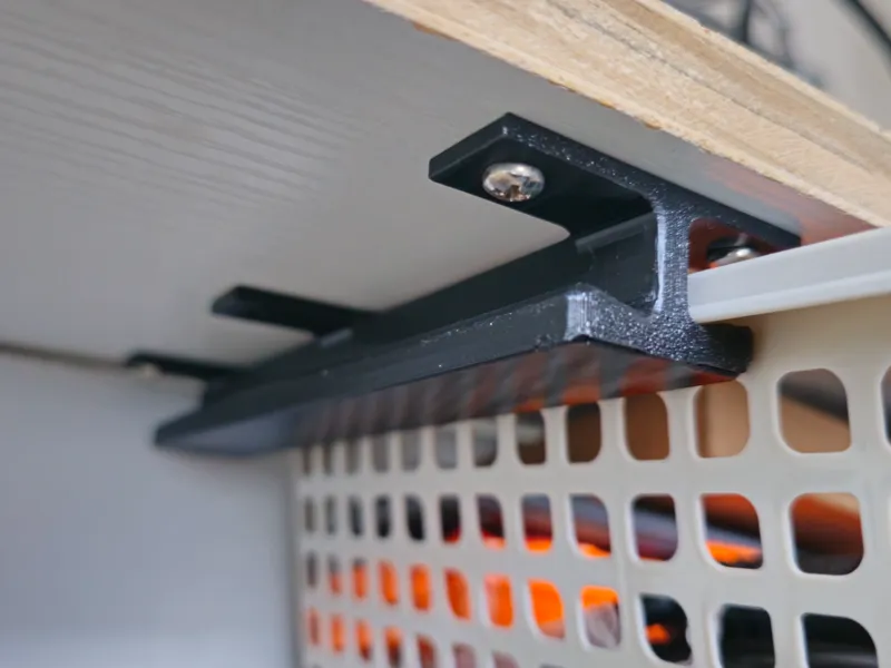 Shelf Sliding Basket Rail