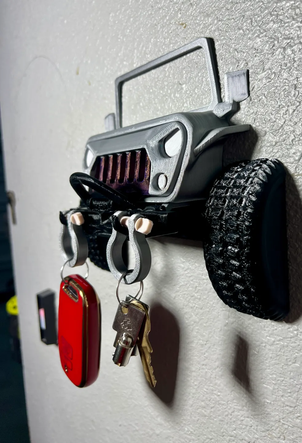 Jeep Wall mounted key hanger by mxkoty - MakerWorld