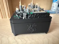 Boîte à musique automatique - Château de Poudlard (Harry Potter) — photo 1