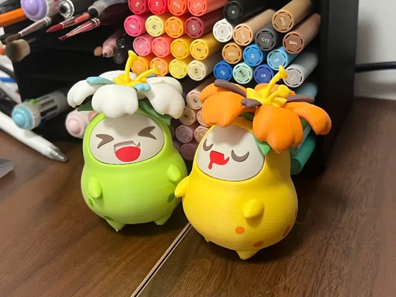 菊花梨磁吸换脸三表情