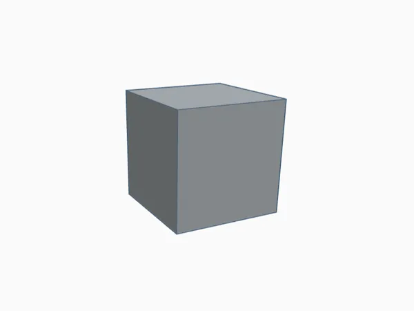 Cube de calibration 3 cm