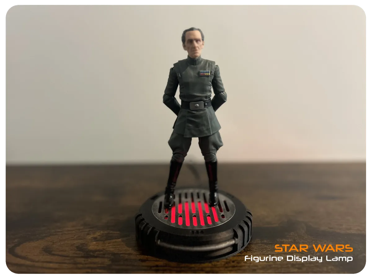 Star Wars Figurine Display Lamp - Free 3D Print Model - MakerWorld