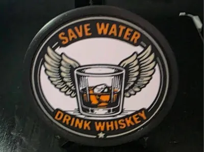 Coasters save water drink whiskey