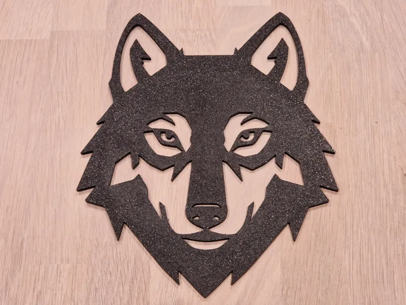 Wolf - Wallart | Black or Color