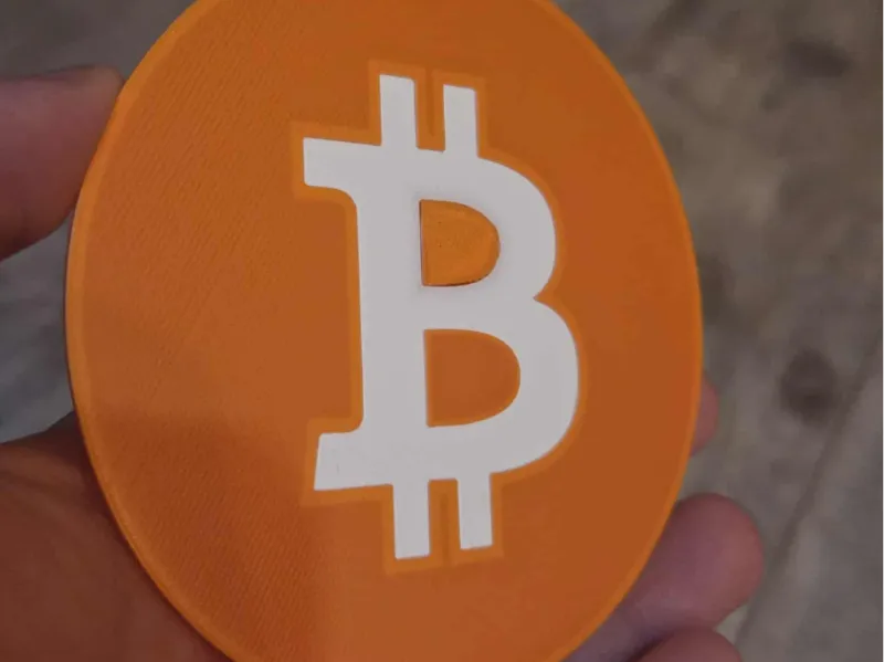 Bitcoin cup coaster