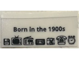 DragonCon badge ribbon - Born in the 1900s