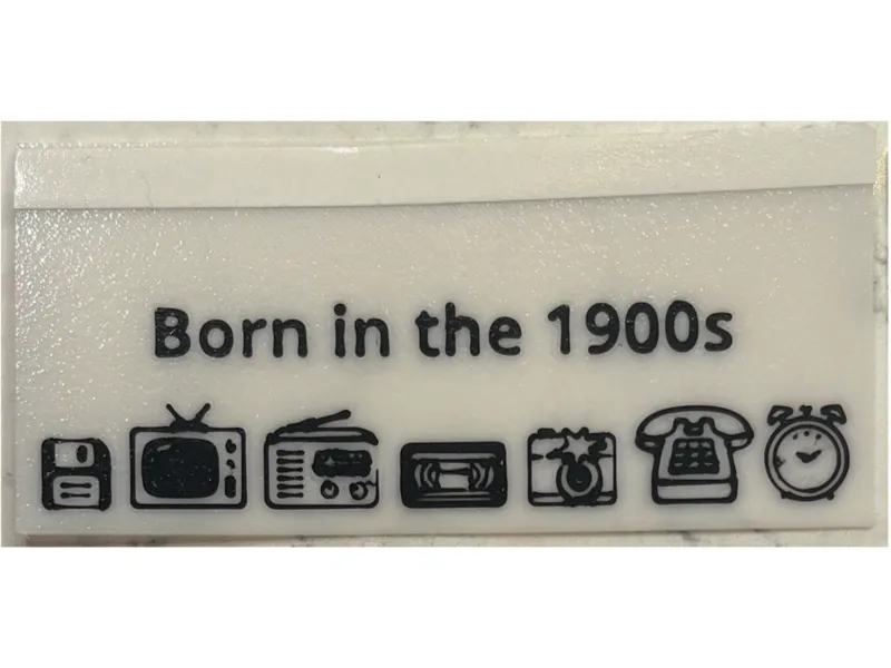 DragonCon badge ribbon - Born in the 1900s