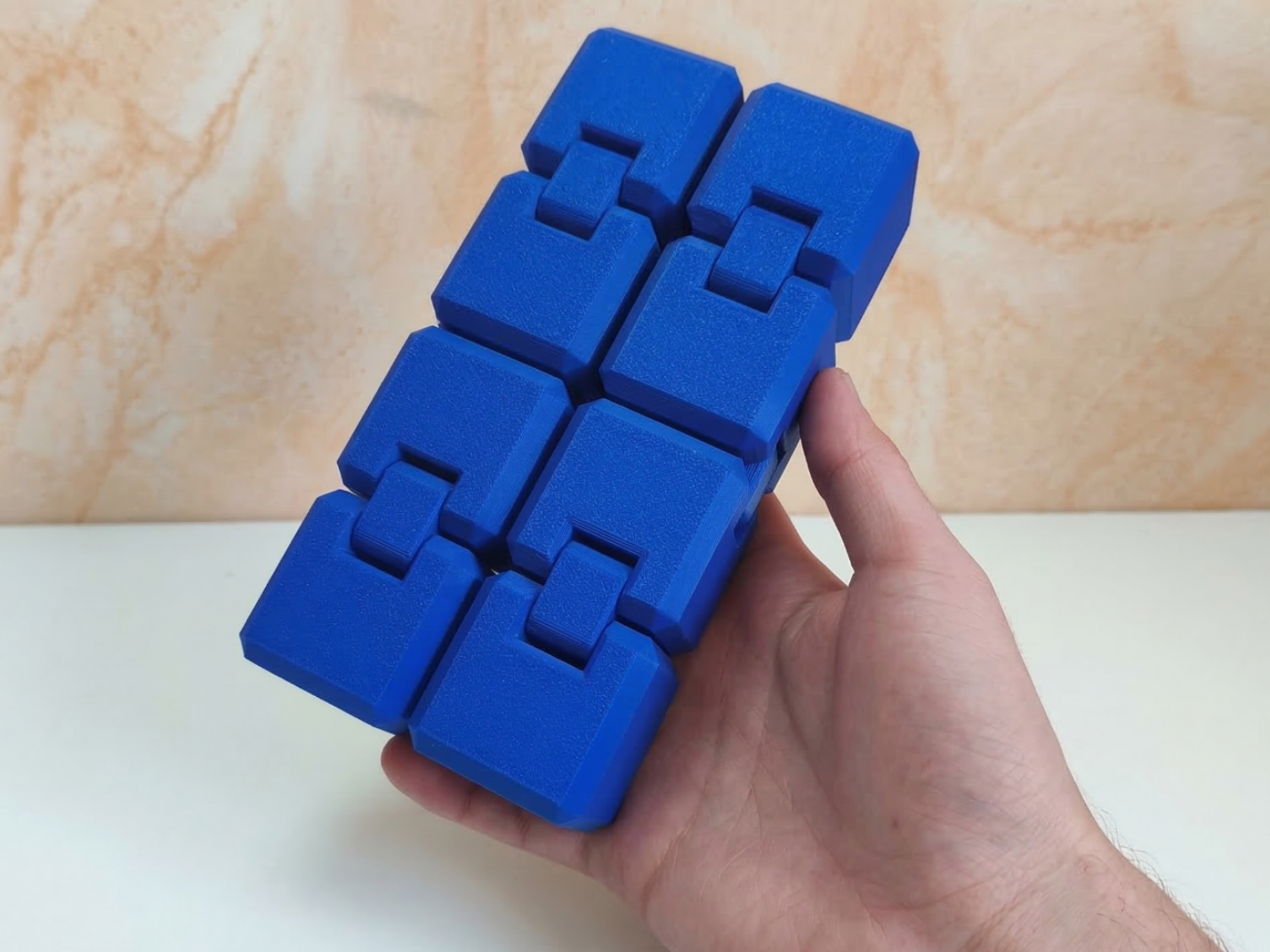 Miniatura 1 do modelo 3D GIANT Infinity Cube Fidget - Highly Optimized