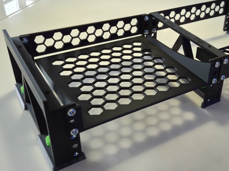 10 Inch Rack Shelf – Honeycomb Design