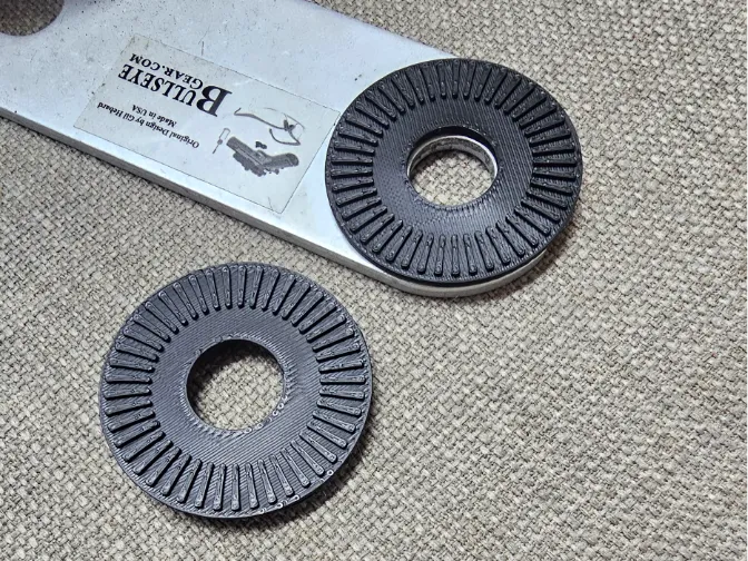 Gil Hebart spotting scope bracket friction washers