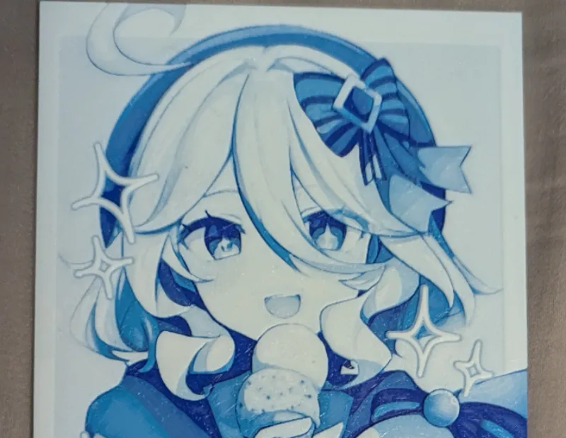 Furina with ice cream Hueforge
