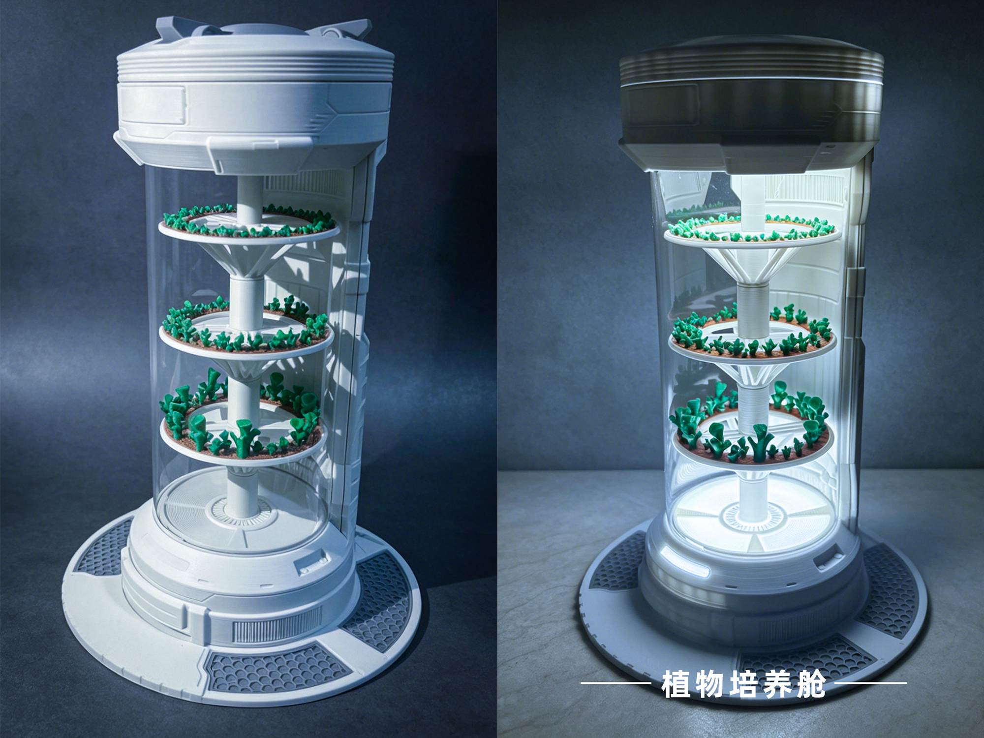 Miniatura 3 do modelo 3D 星际探索生物培养舱—小夜灯