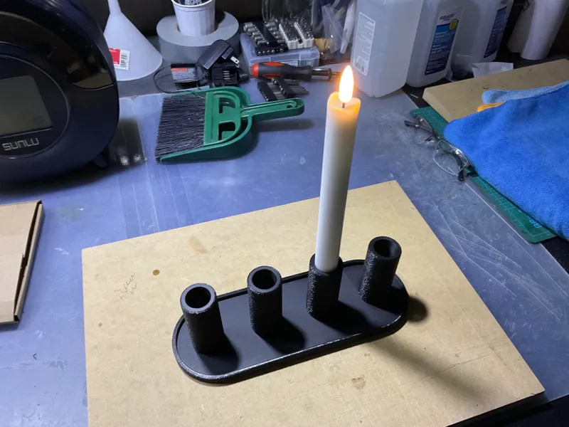 4 Candles chandelier