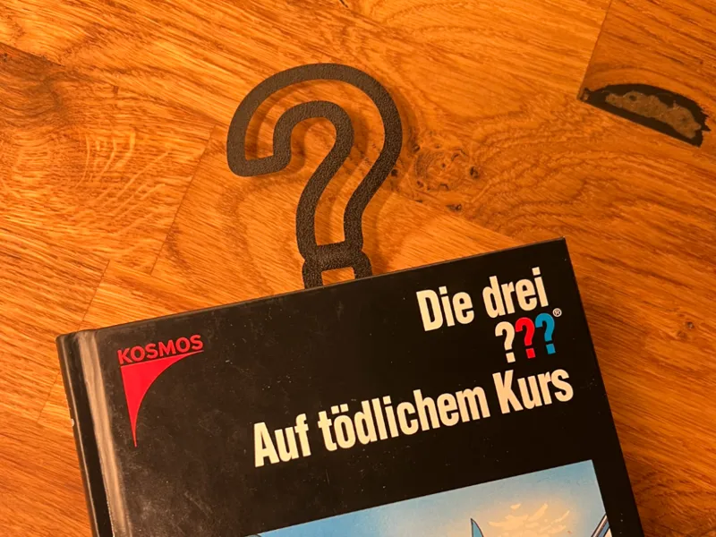 Lesezeichen Die Drei Fragezeichen ???