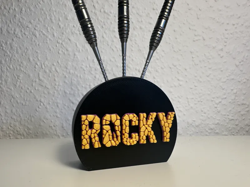 Josh Rock Darts Display Stand
