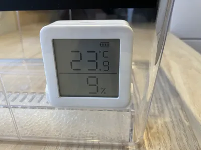 Switchbot Meter holder for Stylox filament storage