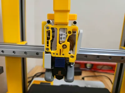 A1 Extruder Front Cover - Skeleton Frame Mod