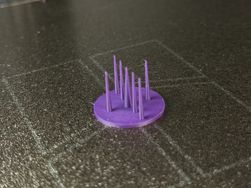 Small stringing test
