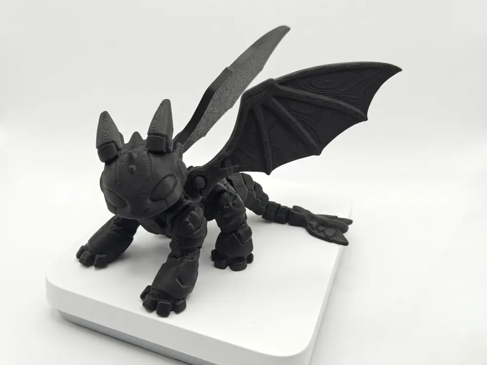 Construisez votre dragon modulaire Mecha Toothless Flexi - Modèle d ...