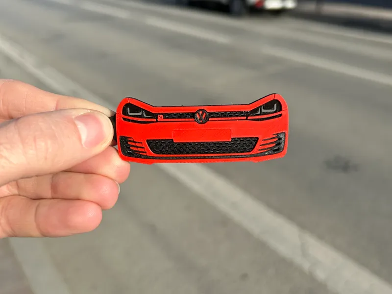 VW Golf 7 GTI (AMS) Keychain 