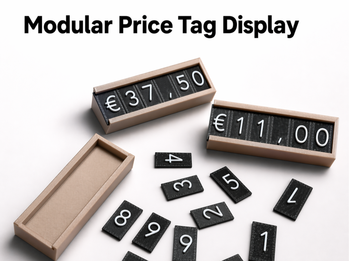 Modular Price Tag System (5 / 6 / 7 Digit)