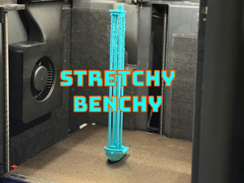 Stretchy Benchy Z-Wackeltest Kalibrierung 25cm
