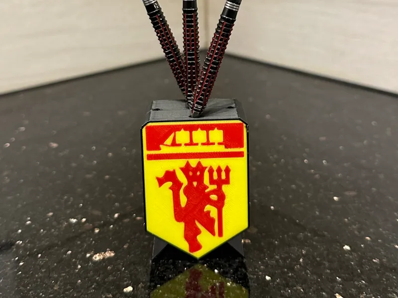 Manchester United dart stand