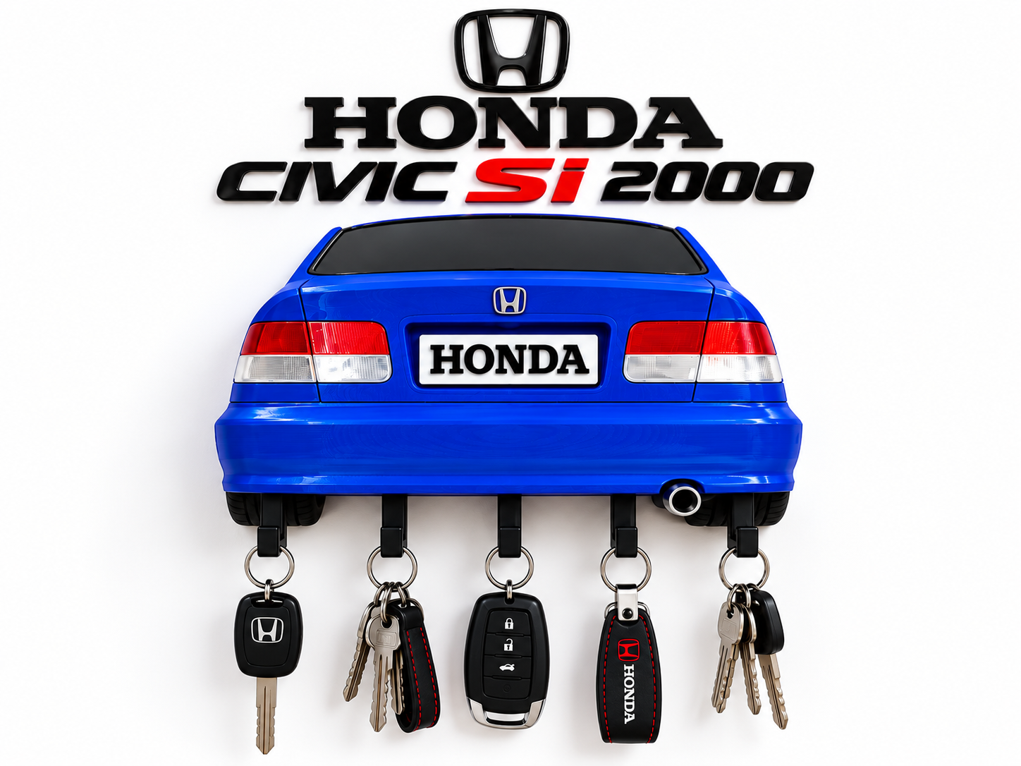 Honda Civic Si 2000 – Support mural porte-clés - 1