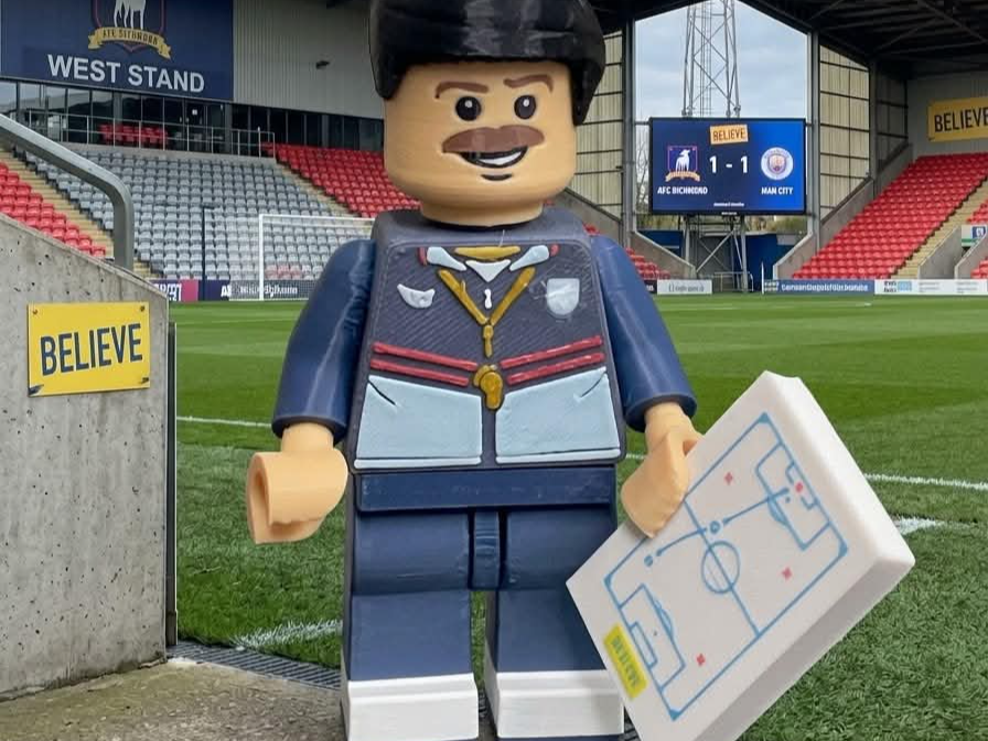 Big Brick Soccer Coach - 3D printed Characters, in stock in India