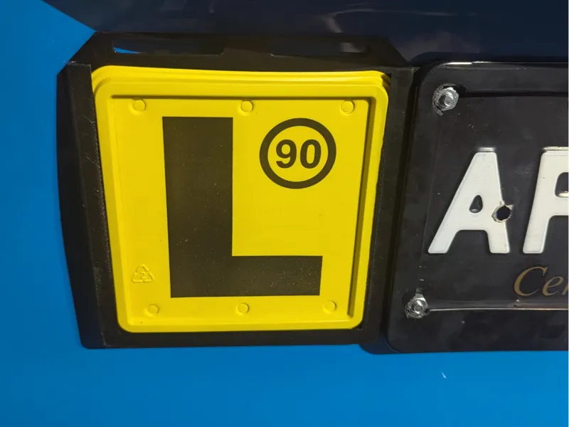 Learners Plate Mounting Bracket For Cars