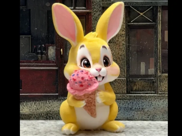 ice cream Easter Rabbit 