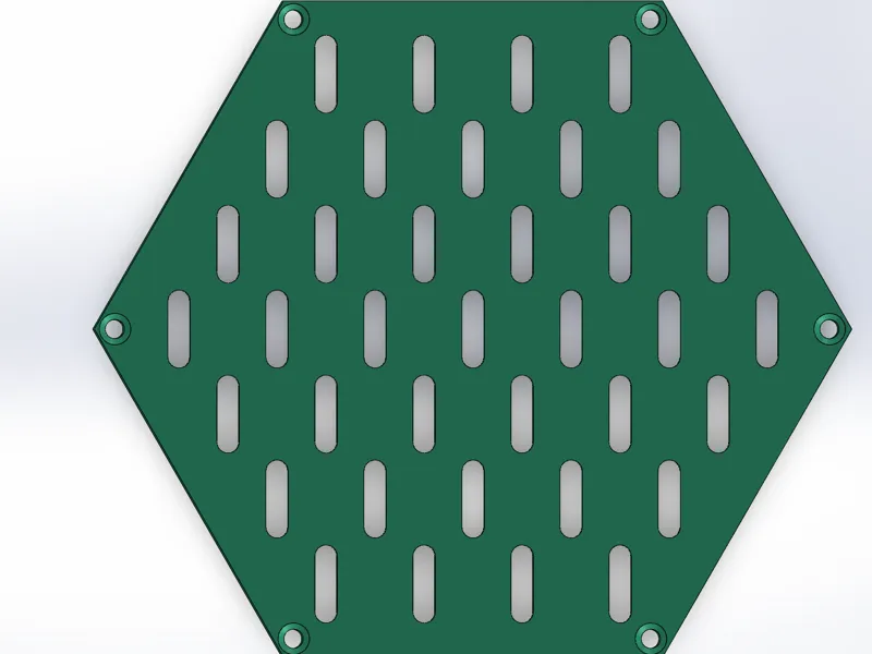 V2 Skadis Hexagon shape with Screws now!