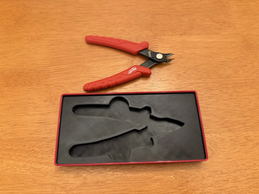 Gridfinity for Milwaukee Flush Cutters - Free 3D Print Model - MakerWorld