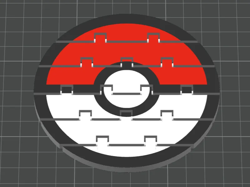 Pokeball Flexi keychain