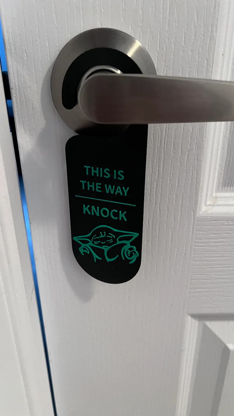 This Is The Way-Door Sign