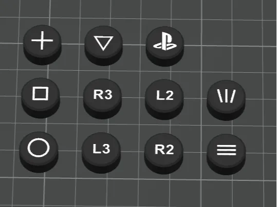Button Caps Fanatec Formula 2.5 x PS