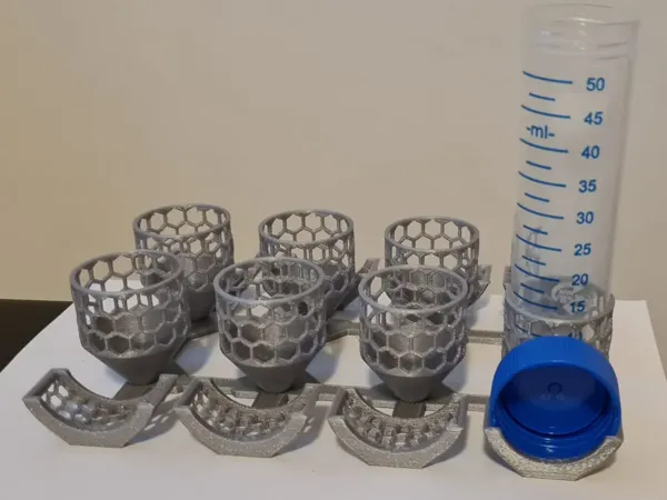 Portoir 2x4 pour tubes 50 mL