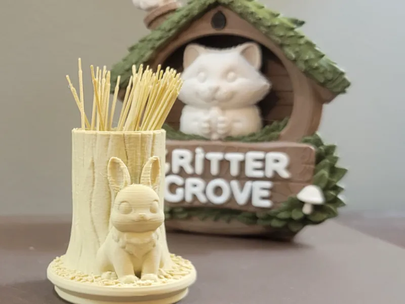 Rabbit Toothpick Holder